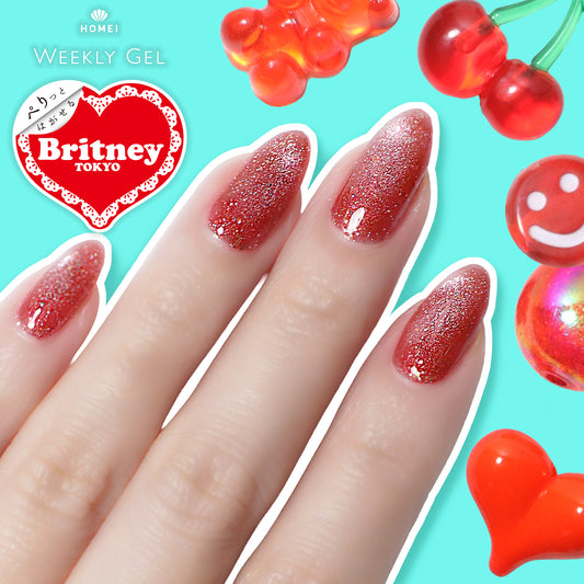 Magnet Gel Polish BW3 "Paparazzi Red Magnet"