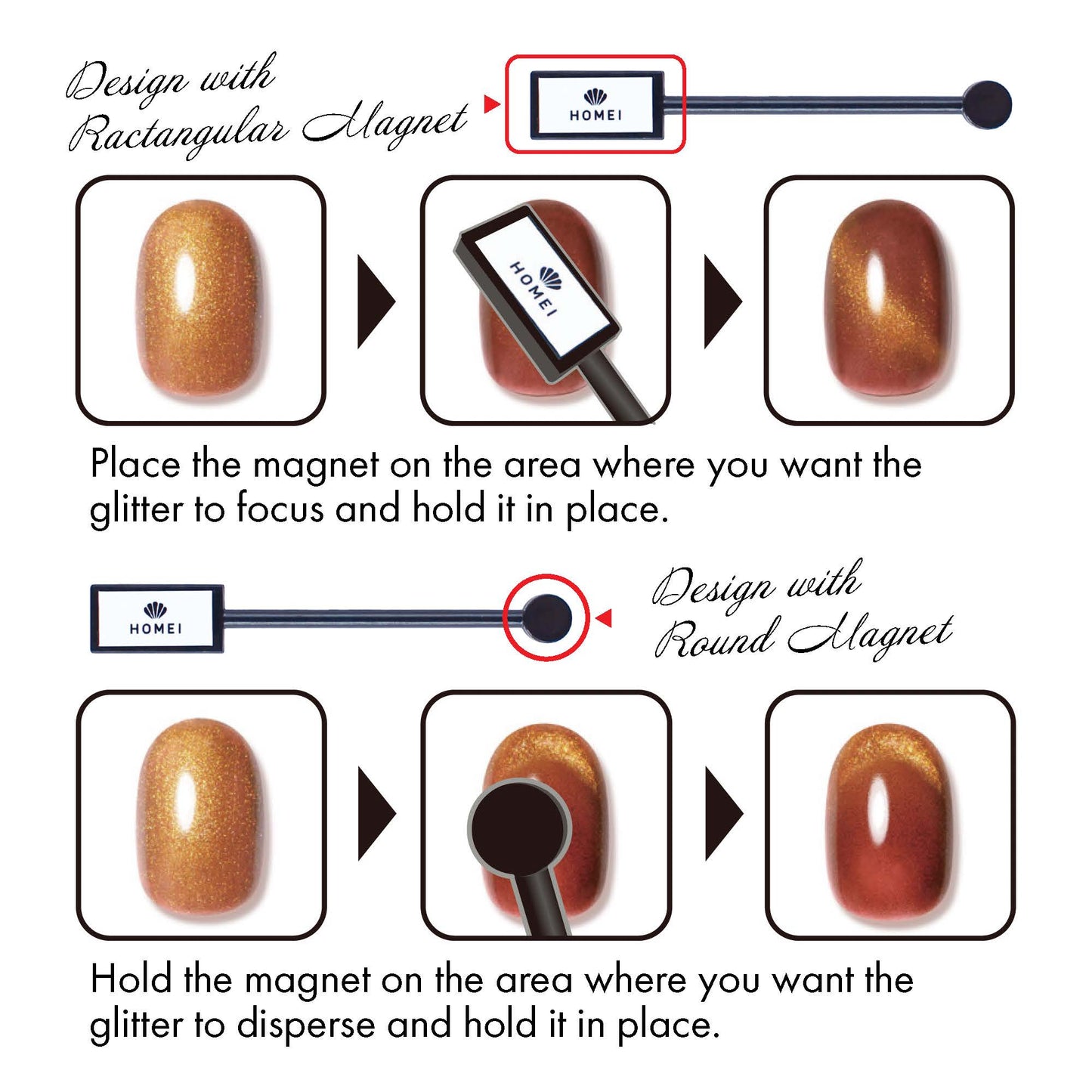 Magnet Gel Polish MG3 "Mauve Tope Magnet"