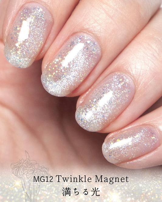 Magnet Gel Polish MG12 "Twinkle Magnet"