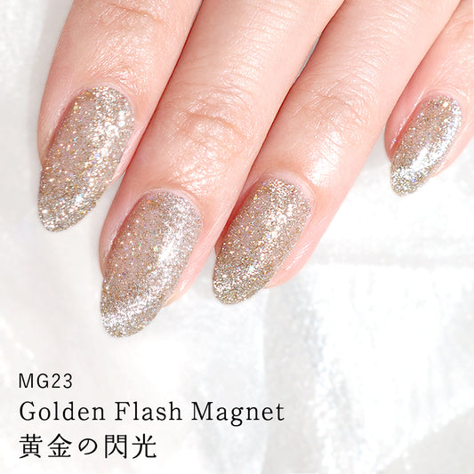 Magnet Gel Polish MG23 "Golden Flash Magnet"