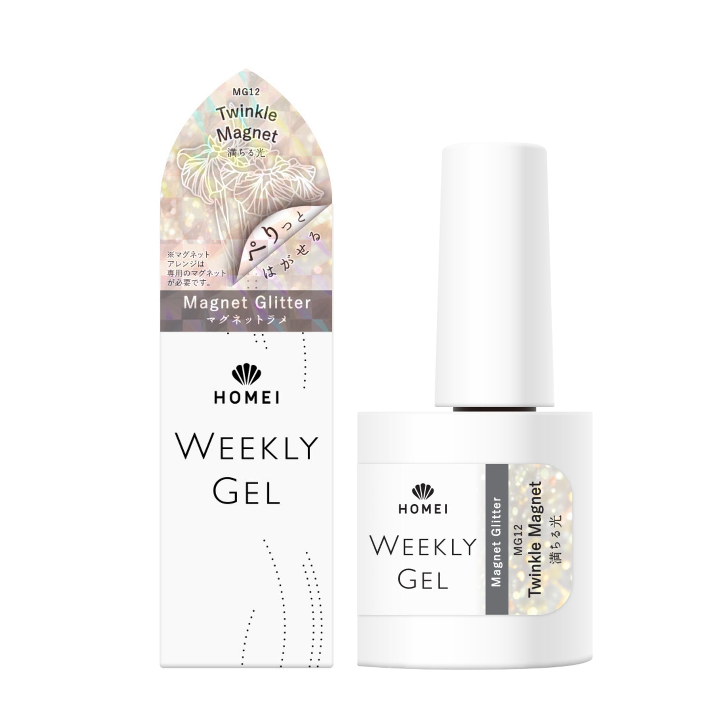 Magnet Gel Polish MG12 "Twinkle Magnet"
