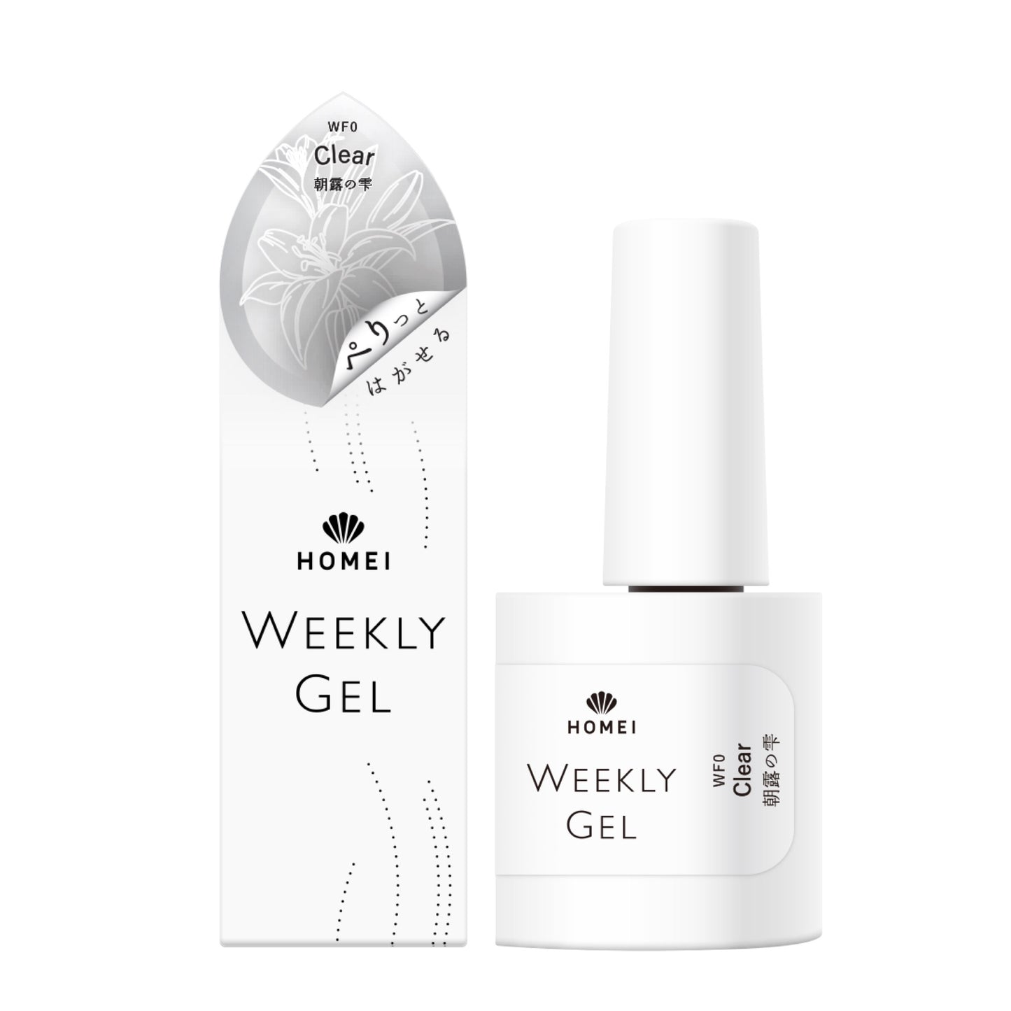 Gel Polish WF0 "Clear / Morning Dew Drop"