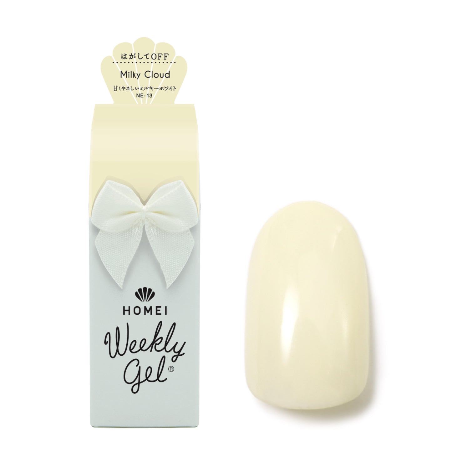 Gel Polish NE-13 "Milky Cloud"