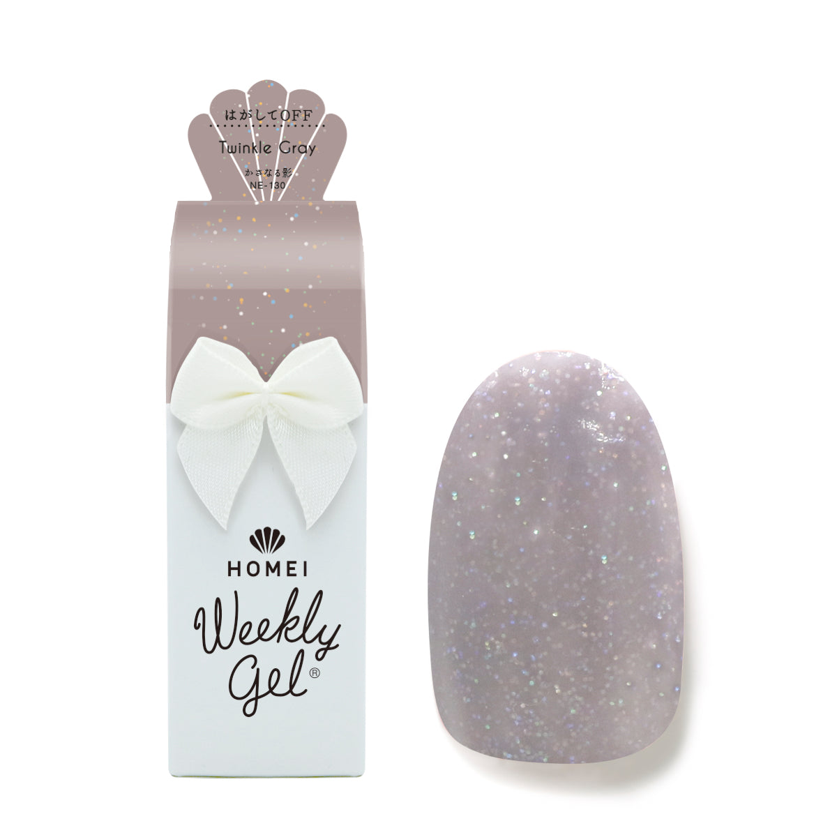 Gel Polish NE-130 "Twinkle Gray"