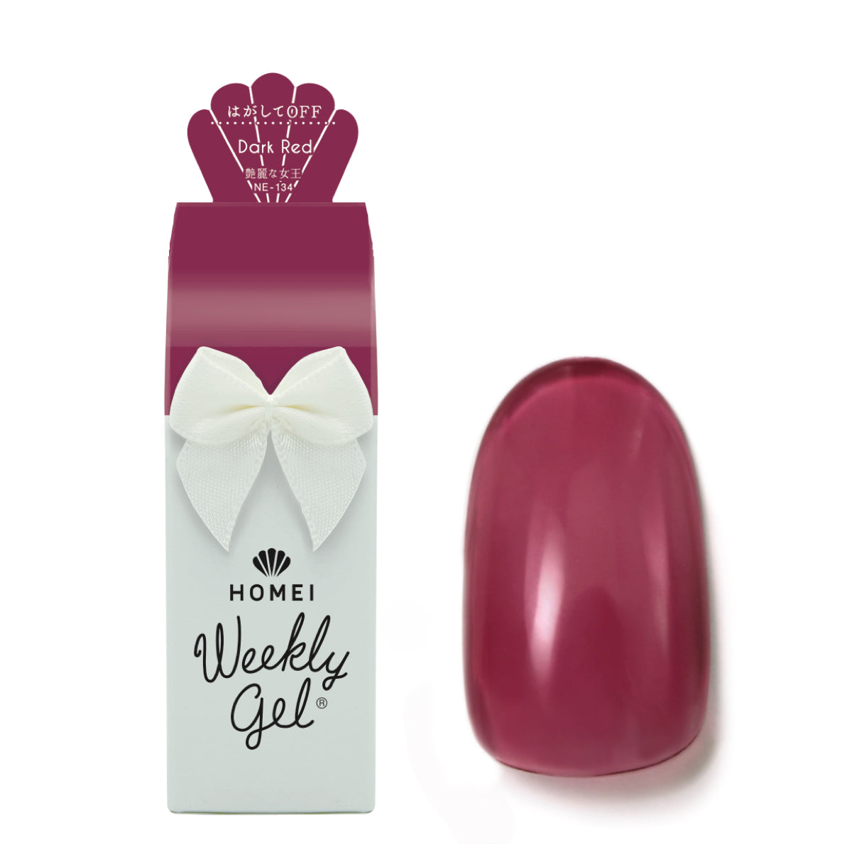 Gel Polish NE-134 "Dark Red"
