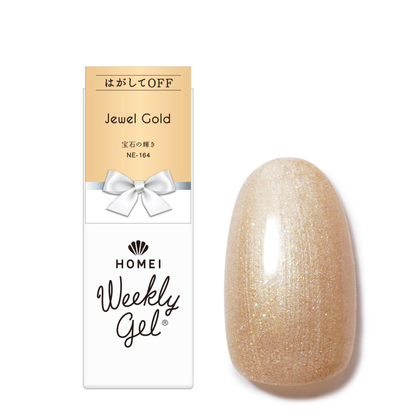 Gel Polish NE-164 "Jewel Gold"