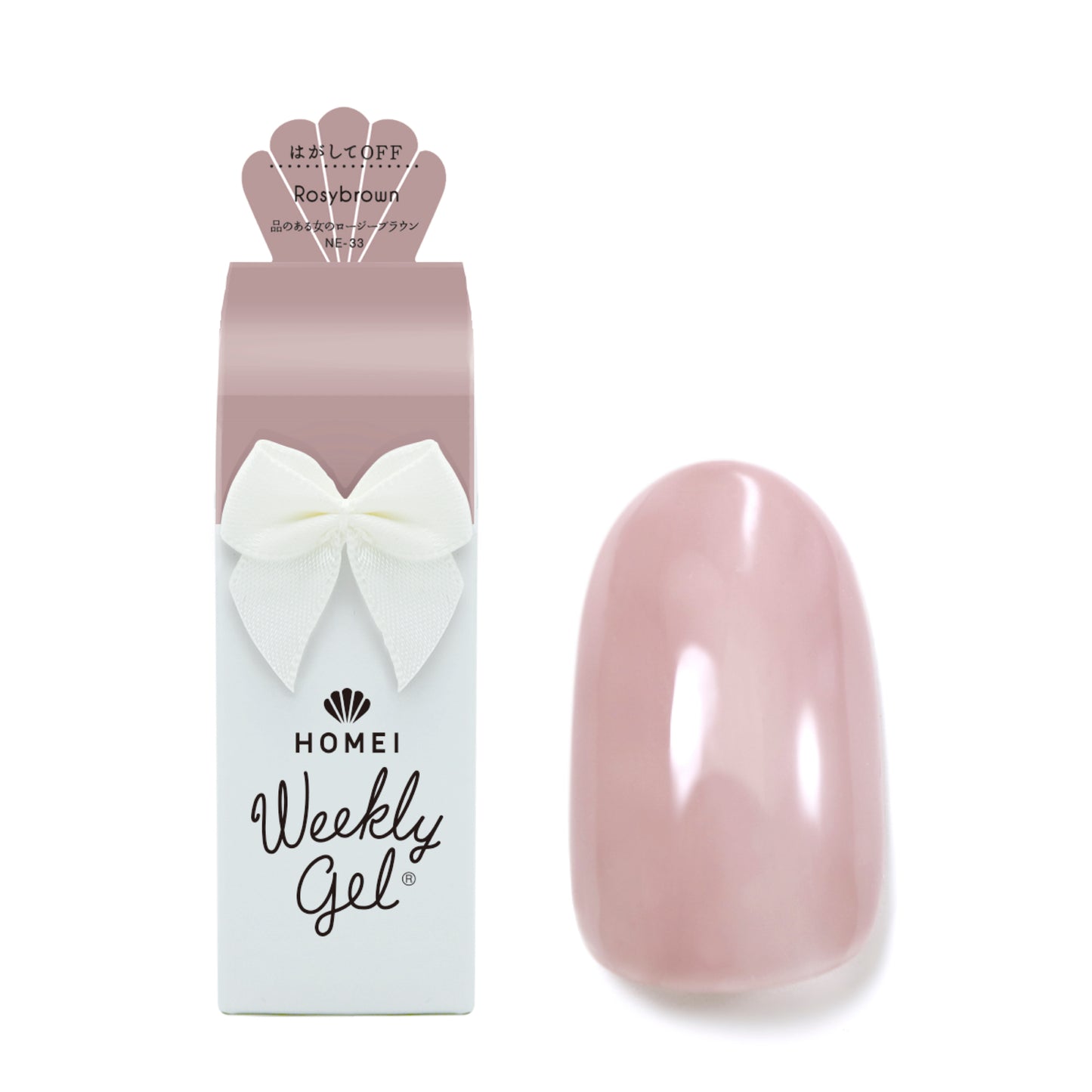 Weekly Gel NE33 Rosy Brown