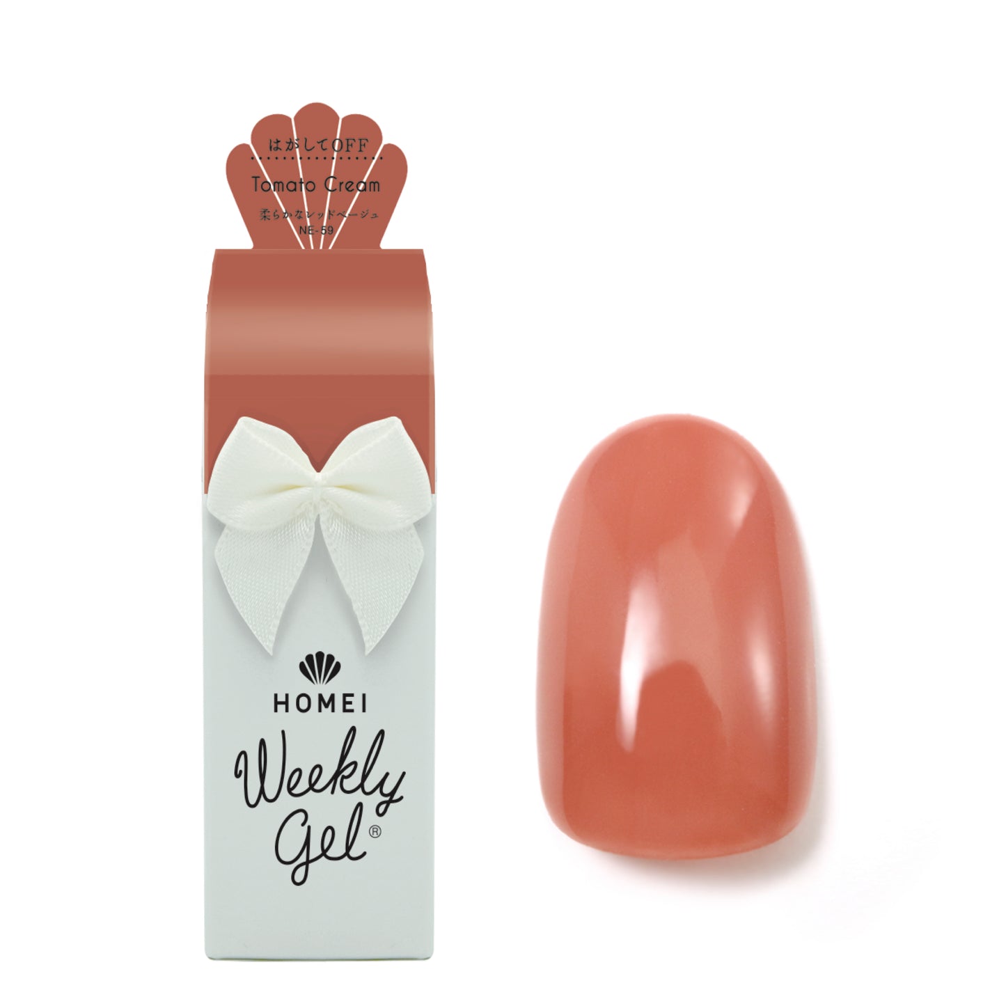 Gel Polish NE-59 "Tomato Cream"
