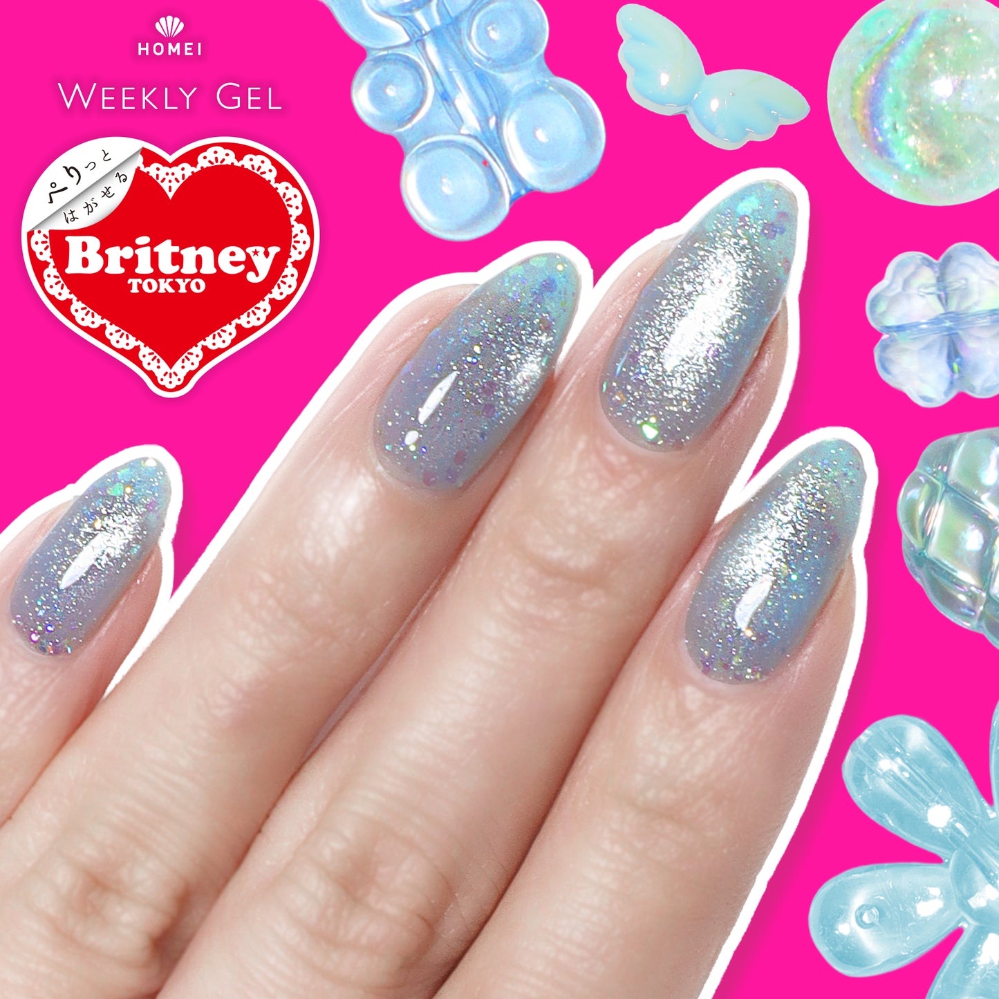 Magnet Gel Polish BW5 "Moonwater Jelly Magnet"