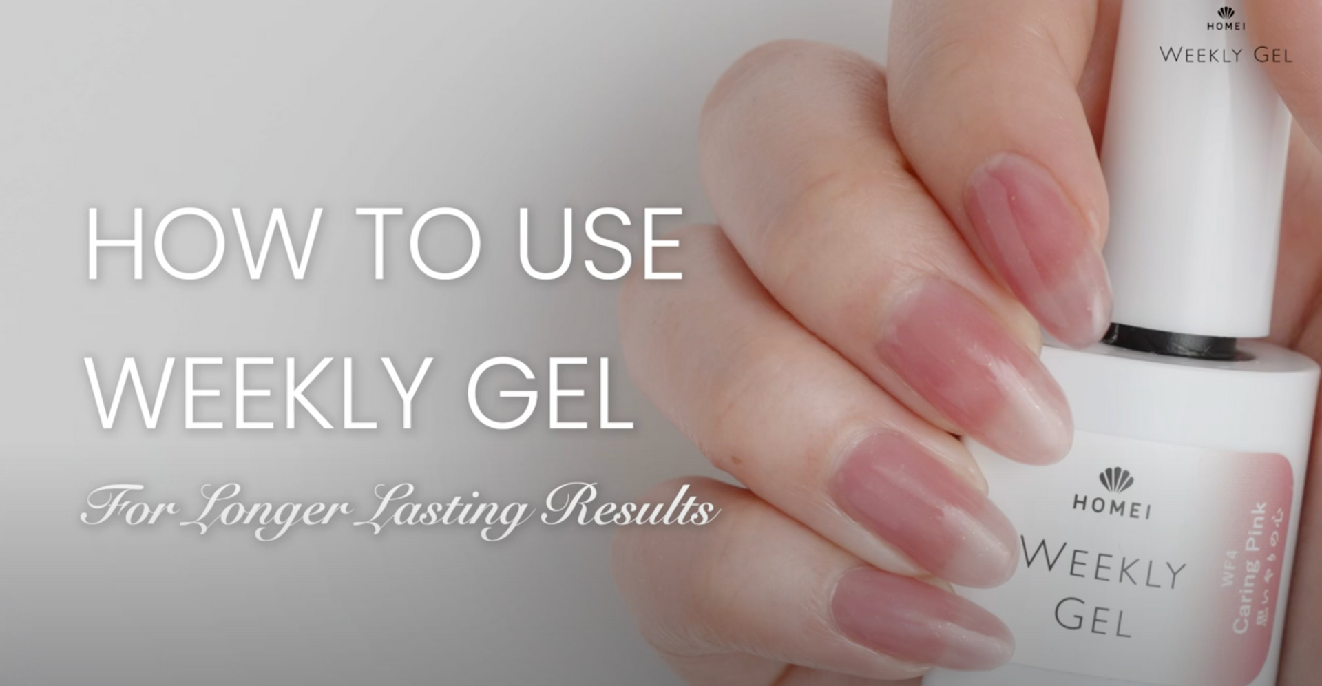 HOMEI Weekly Gel – Long-Lasting & Peelable Gel Nails HOMEI Weekly Gel – Long-Lasting & Peelable Gel Nails
