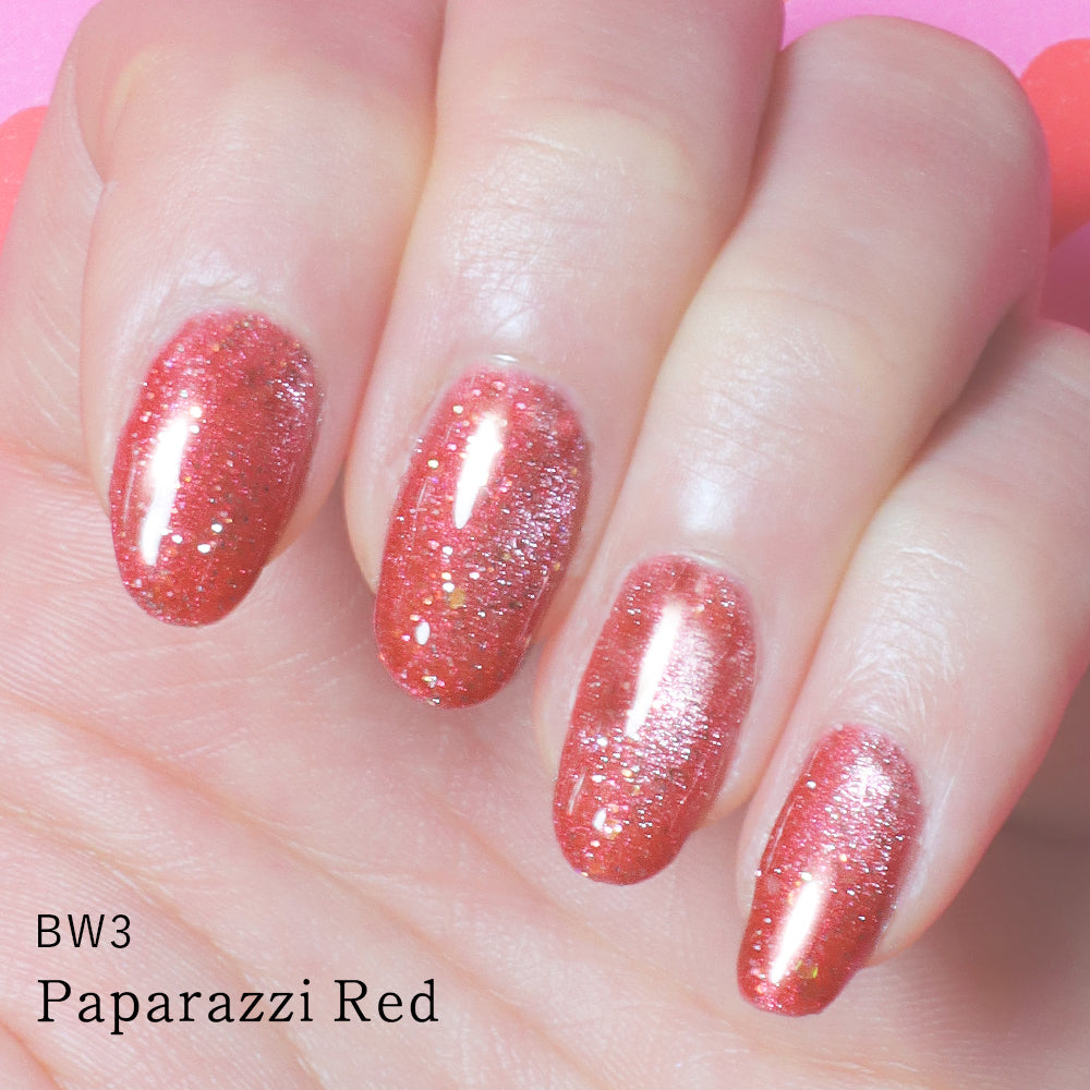 Magnet Gel Polish BW3 "Paparazzi Red Magnet"