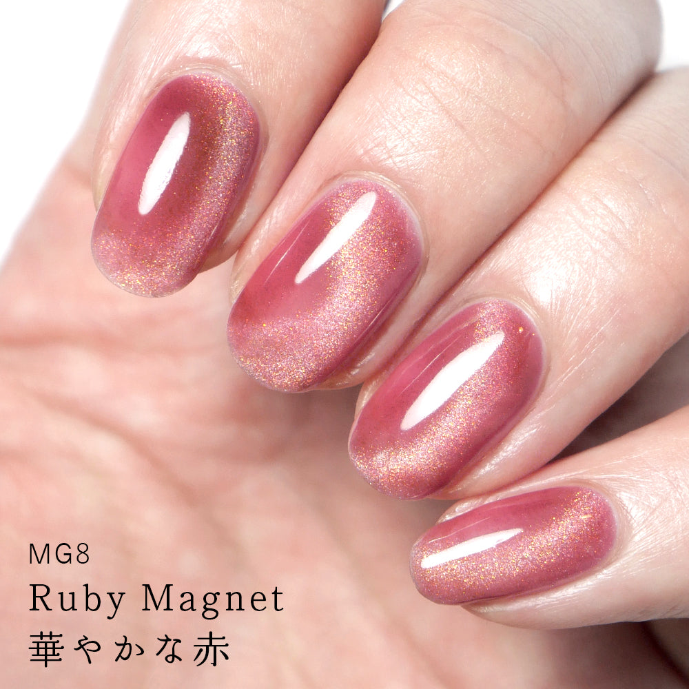 Magnet Gel Polish MG8 "Ruby Magnet"