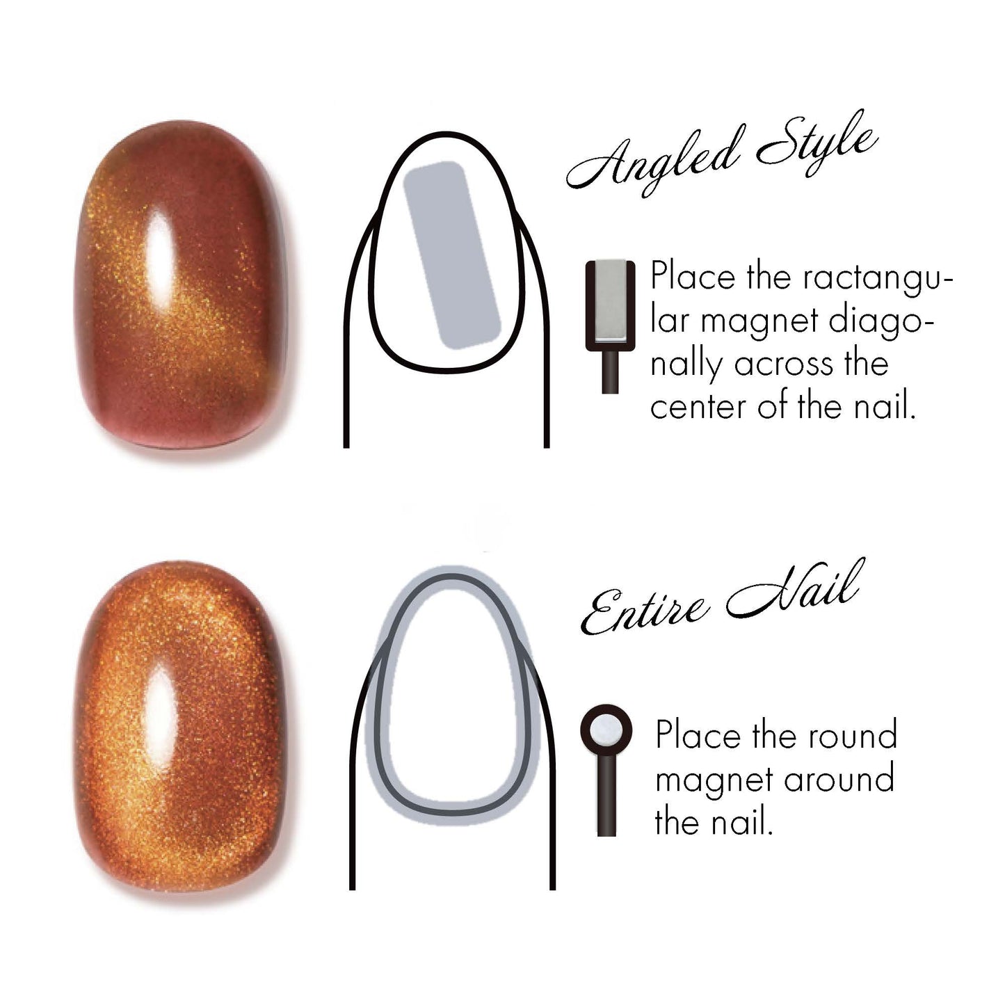 Magnet Gel Polish MG3 "Mauve Tope Magnet"