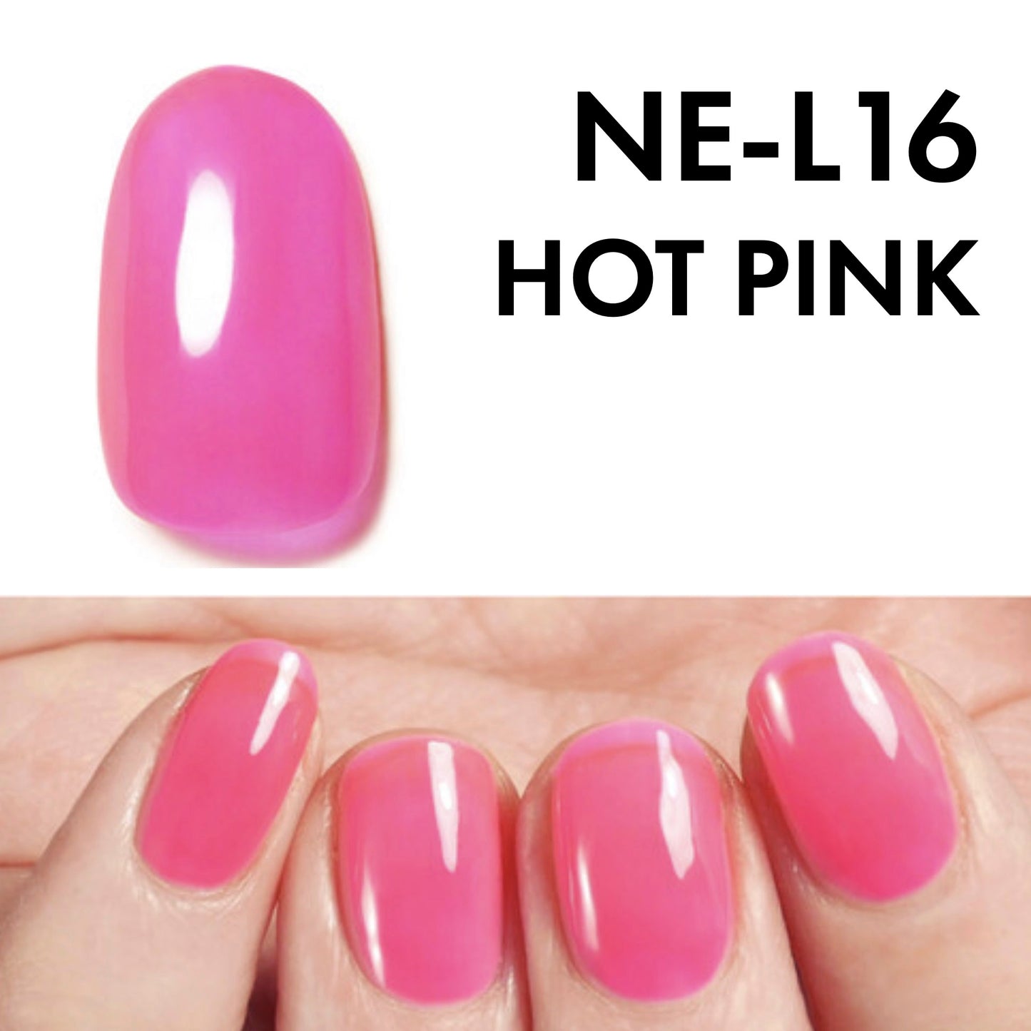 Gel Polish NE-L16 "Hot Pink"