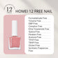 HOMEI 12FREE Nail Cover Hardener. The list of 12 ingredients we are free from.