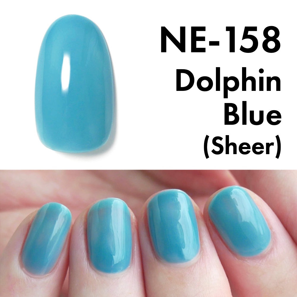 Gel Polish NE-158 "Dolphin Blue"