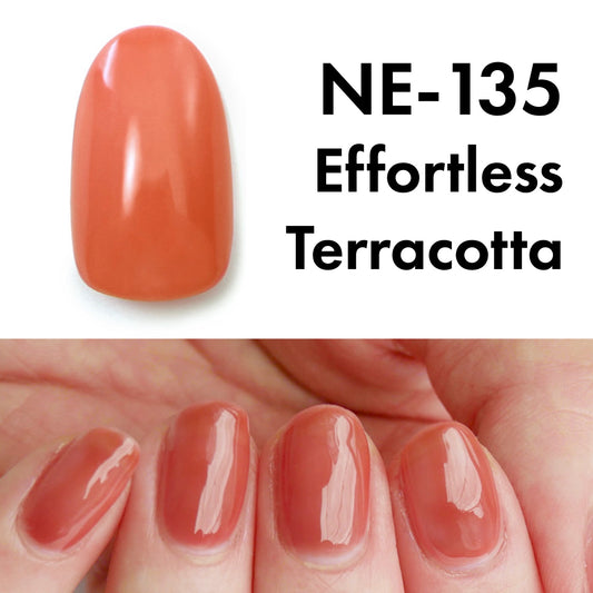 Gel Polish NE-135 "Effortless Terracotta"