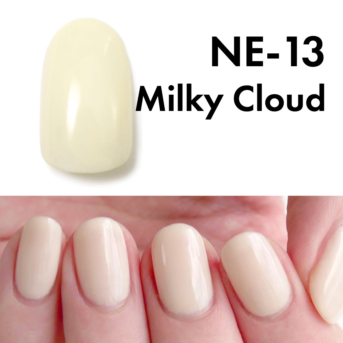 Gel Polish NE-13 "Milky Cloud"