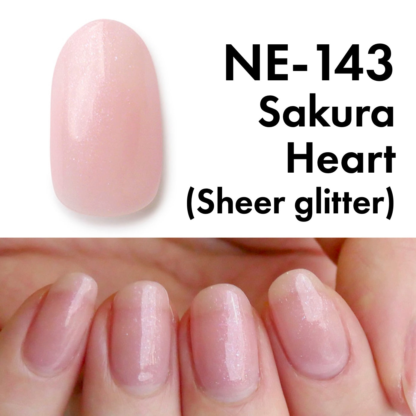 Gel Polish NE-143 "Sakura Heart"