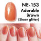 Gel Polish NE-153 "Adorable Brown"