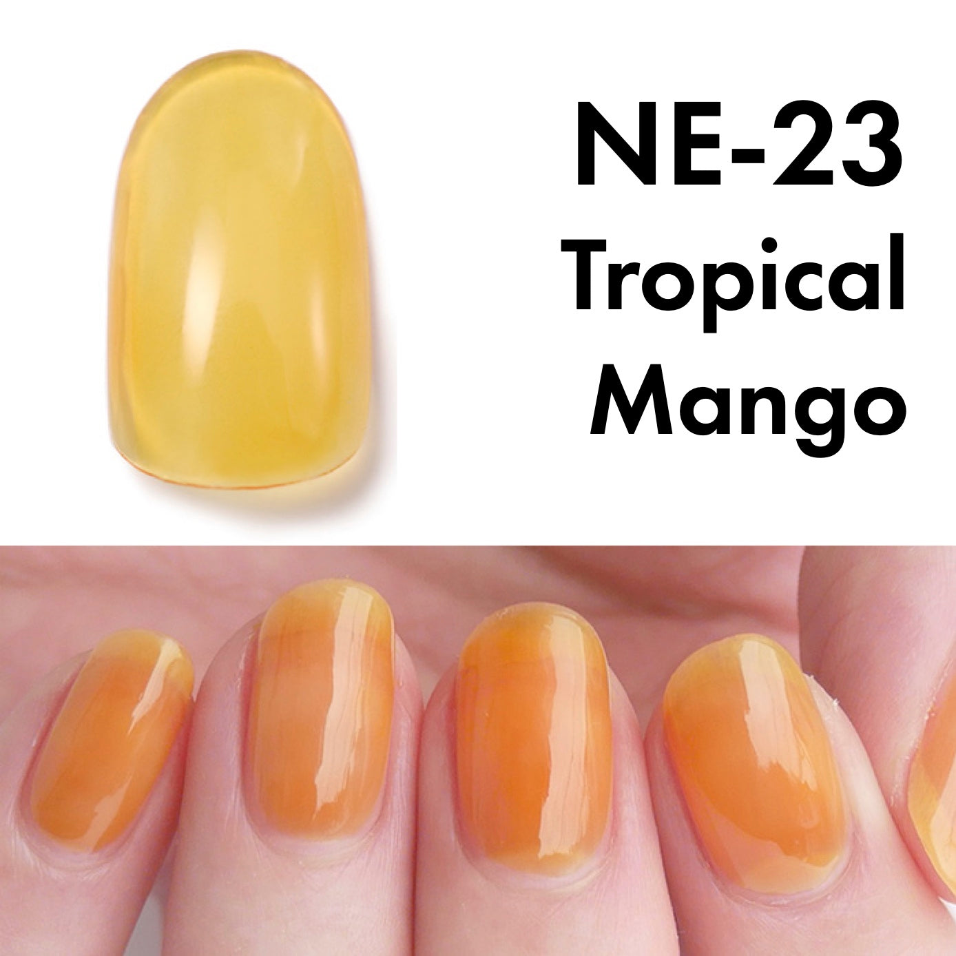 Gel Polish NE-23 "Tropical Mango"