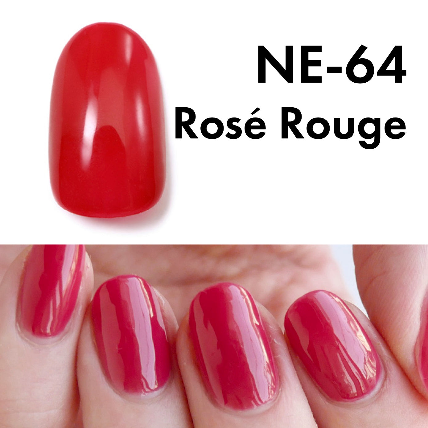 Gel Polish NE-64 "Rose Rouge"