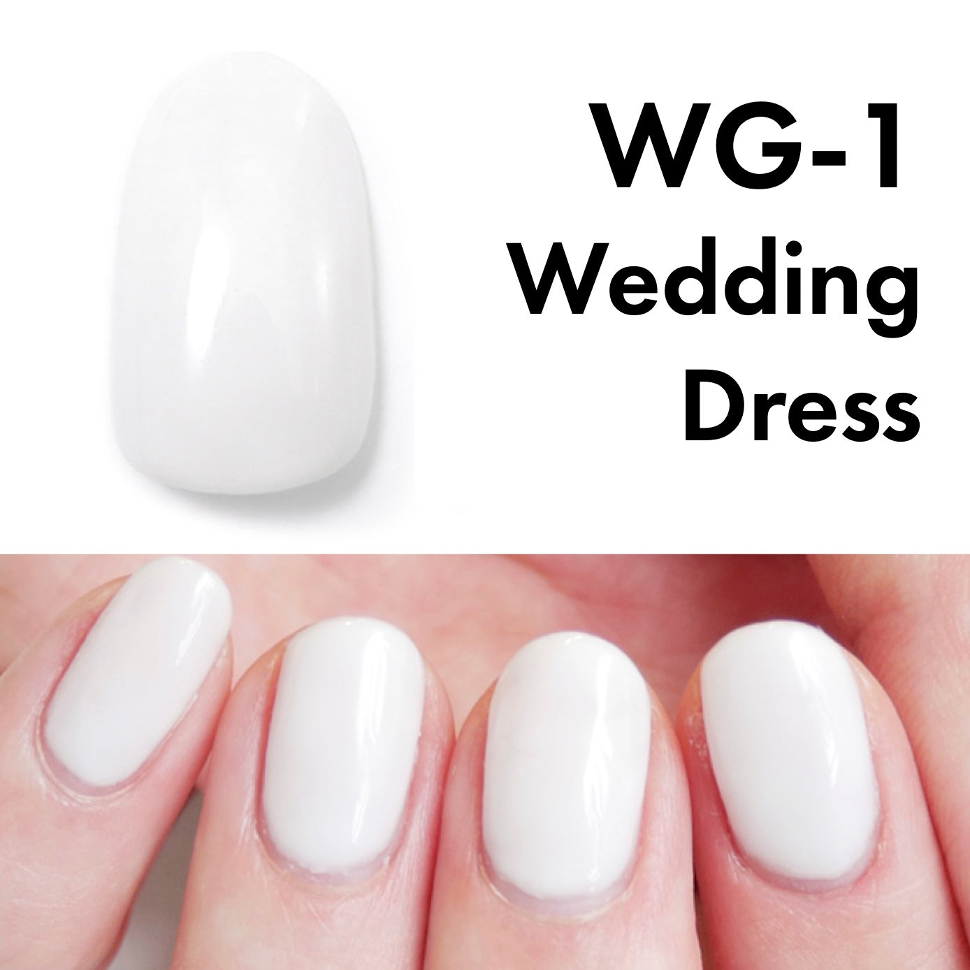 Gel Polish WG-1 "Wedding Dress"