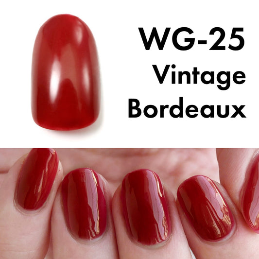 Gel Polish WG-25 "Vintage Bordeaux"